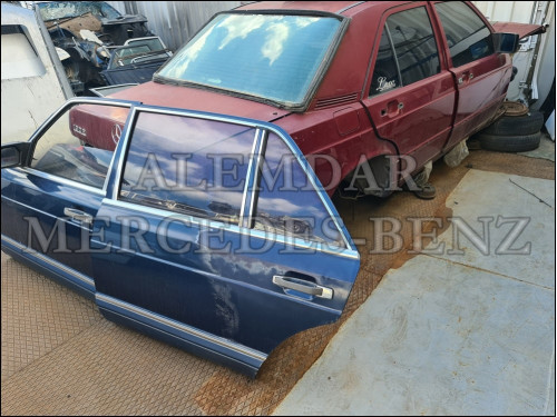 Mercedes W126 Sol Ön Arka Kapı